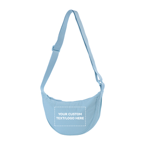 Sac <span class=keywords><strong>bandoulière</strong></span> personnalisé en nylon avec votre logo, forme croissant de lune, pour femme et <span class=keywords><strong>homme</strong></span>, sac messager, sac à dos de jour - Product Image 2