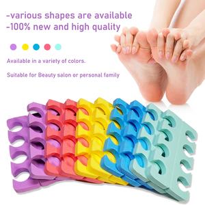 Promo Pedikur Manikur Pemisah Jari Kaki 4 Buah dari Busa EVA Sekali Pakai Warna-warni Harga Pabrik untuk Salon Kecantikan Kuku - Product Image 2