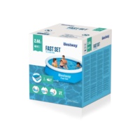 Bestway 57448 8 'X 24 "/2, 44 mX61cm Aufblasbare runde oberirdische Schwimmbäder Easy Set Water Games Pool für Kinder und Erwachsene