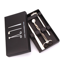 Kit d'entretien de bougie Sliver Wick Trimmer Wick Dipper Candle Snuffer Wholesale Maintenance Kit for Gifting