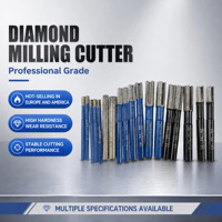 Fraise diamantée CNC de 8 mm, personnalisable OEM, pour la gravure sur pierre et granit