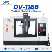 Centre d'usinage CNC VMC 3 axes DV1166 BT40 avec commande FANUC, table 1200x600mm, machine de découpe de métaux robuste 380V 10000 tr/min