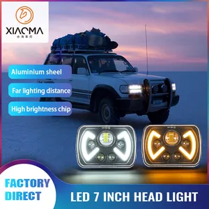 Top-Qualität bester Preis LED-Scheinwerfer Turn Signal Square Scheinwerfer 5 * 7 Zoll LED-Arbeitslicht Autozubehör
