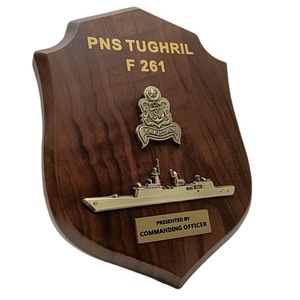 Tùy chỉnh bằng gỗ hoặc MDF danh hiệu giải thưởng mảng gỗ lá chắn cá nhân tùy chỉnh thiết kế logo bằng gỗ Huy chương với Hộp quà tặng - Product Image 4