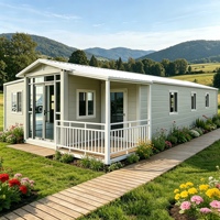 Maison conteneur modulaire préfabriquée de haute qualité de 40 pieds avec système d'énergie solaire – Atelier moderne, bureau, logement