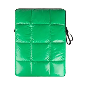Wholesale New Custom Lightweight Padded Waterproof 15 16 Inch Quilted Puffy Laptop Sleeve Case Bag