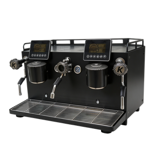 Macchina per Caffè Espresso Bianca e Nera ad Alto Rapporto Qualità-Prezzo, Doppio Gruppo, Multi-Boiler - Product Image 3
