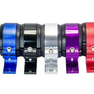 PQYRACING Universal Fuel Pump Filter <b>Bracket</b> Aluminum Mounting Hardware for Car Retrofit Upgrade 60mm - Product Image 2