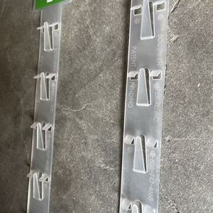 Pp Injection Hanging Display <b>Clip</b> Strip 8 <b>Hooks</b> 51cm - Product Image 2