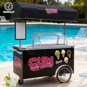 Tricycle électrique mobile de haute qualité <span class=keywords><strong>2026</strong></span> pour la vente de glaces, chariot de nourriture électrique, chariot réfrigéré, chariot à vélo - Product Image 6