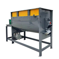 Bestverkochte Horizontale Mixer 1 Ton/uur 380V Hoge Veiligheid voor Fijn Zand-Houtpoeder/Fruit/Groenteafval/Soja Voeder