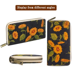 For Vegan Cork RFID Blocking Short Open Fruit Pattern Men's <b>Wallet</b> & Cosmetic Purse - Product Image 2
