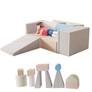 Ensemble de tapis de jeu en mousse souple pour enfants avec rampe et cylindre pour jeux d'intérieur et blocs de construction pour développer l'imagination - Product Image 4