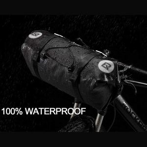 Bolsa impermeable para manillar de bicicleta BSCI, bolsa frontal grande para bicicleta de montaña, carretera y ciclismo de descenso. - Product Image 5