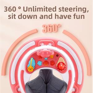 2024 नए कुत्ते डेगिन बहु-कार्यात्मक संगीत फोल्डिंग बेबी लर्निंग वॉकर/4 में पहियों और सीट के साथ 1 प्लास्टिक बेबी वॉकर्स में 4 - Product Image 3