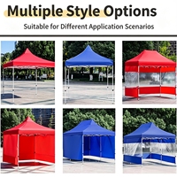 Tente pliante personnalisée 3x3m, tente de stand d'exposition en tissu Oxford, abri publicitaire portable pour l'extérieur