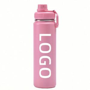 Bouteille d'eau isotherme en acier inoxydable à double paroi de 24 oz et 32 oz, idéale pour le sport et le camping, avec couvercle à poignée – Meilleure vente - Product Image 3