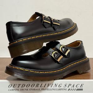 Chaussures pour femmes au design rétro, élégantes, style preppy, en cuir véritable, mocassins, escarpins, baskets à plateforme, à enfiler, semelle en caoutchouc, rehaussantes - Product Image 2