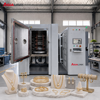 AsiaLink Multi-Arc-Ion-PVD-Vakuumbeschichtungssystem für Echtgoldbeschichtung von Schmuck, Ringen, Armbändern und Metallwerkstücken