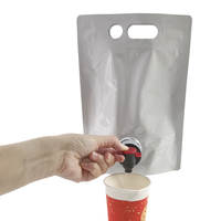 Sac aseptique de qualité alimentaire en aluminium avec valve papillon pour l'emballage liquide de vin, de bière et de jus