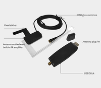 Récepteur de Tuner d'autoradio DAB, boîte d'antenne DAB à clé USB pour autoradio Android universel