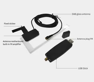 DAB Car Radio Tuner Receiver USB Stick DAB Antenna Box For Universal Android Car Radio