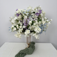 Décorations de mariage haut de gamme, centres de table faits main, boule de fleurs de roses et de plantes personnalisée de 40 cm pour la fête de la Pâques, Noël, le Nouvel An