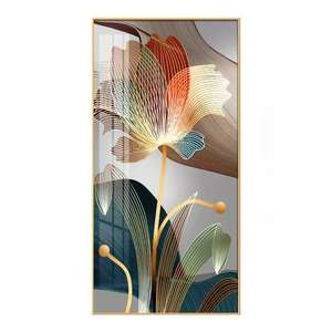 Affiche de peinture de bureau de fleur de cristal de nature morte de luxe personnalisée cadre <span class=keywords><strong>photo</strong></span> de belle maison <span class=keywords><strong>sur</strong></span> la <span class=keywords><strong>toile</strong></span> pour la décoration de restaurant - Product Image 1