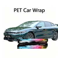 Vinilo Adhesivo para Automóviles PET Directo de Fábrica, Película de Envoltura de Color Automático, Acabado Brillante y Mate, para Distribuidores Mayoristas