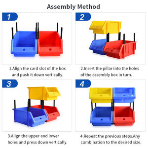 节省空间Parts Bin盒家居用品组织者塑料存储箱存储零件盒 - Product Image 5