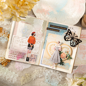 20 Fogli/Confezione Adesivi PET Serie Sogno Luminoso Tessitura Gradiente Decorazione Quaderni Materiali per Collage - Product Image 1