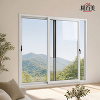 Fenêtres coulissantes en PVC blanc OEM ODM avec loquet large, vitrage transparent facile à nettoyer pour maisons de vacances, hôtels de charme et cafés côtiers
