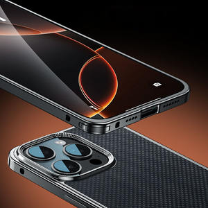 เคสโทรศัพท์กรอบโลหะแบบสปริงคาร์บอนไฟเบอร์สำหรับ iPhone 17 Air เคสมือถือแบบแม่เหล็กสัมผัสเปลือยสำหรับ iPhone 17 16 15 <span class=keywords><strong>PRO</strong></span> MAX - Product Image 4