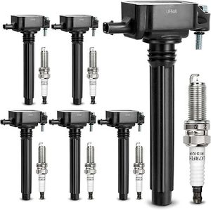 Kit de Encendido para Motor V6 Pentastar de 3.6L, 6 Bobinas UF648 y 6 Bujías de Repuesto 56032520 para Modelos Jeep, Dodge y Chrysler - Product Image 2