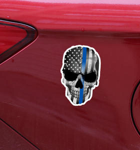 Флаг Америки, автомобильные наклейки, модифицированные автомобильные наклейки с черепами - Product Image 4
