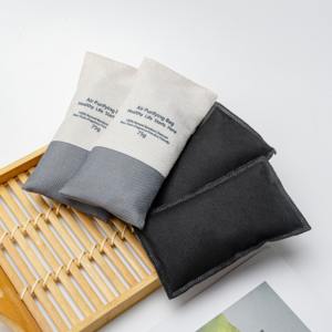 Assorbitori di odore di scarpe naturali 200g borsa carbone attivo in bambù carbone deodorante borse per uso domestico - Product Image 3
