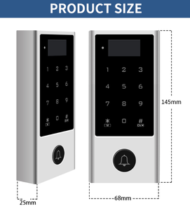 Wifi Tuya IP67 Système de contrôle d'accès étanche Clavier tactile Lecteur de carte RFID Sonnette autonome Système de contrôle d'accès - Product Image 5