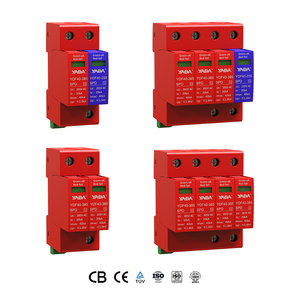 מגן נחשולי מתח YADA <span class=keywords><strong>SPD</strong></span> AC 385V 20KA~40KA, התקן הגנה מפני מתח נמוך T2 <span class=keywords><strong>SPD</strong></span> עבור עמדת טעינה לרכב חשמלי DC - Product Image 1