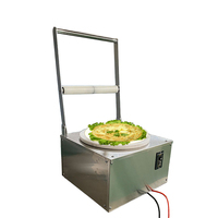 Machine automatique à pain arabe, roti et pizza en acier inoxydable motorisée