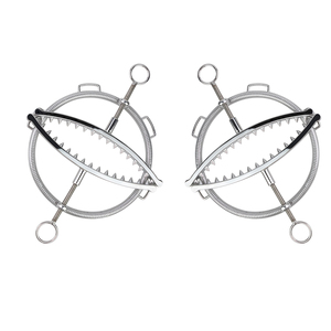 Metall-Nippelklemmen Bondage Brust Accessoires mit Reizkette Brustfesselungs-Stimulator Nippel BDSM Geräte für Paare - Product Image 5