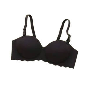 Sous-vêtements sans couture une pièce Sexy froncé soutiens-gorge solide Lingerie doux confortable femmes intimes sous-vêtements - Product Image 3