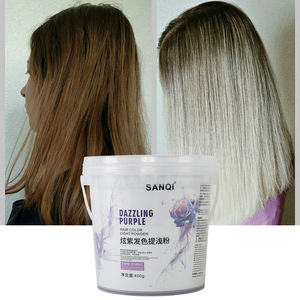 Polvo Decolorante Fuerte de la <span class=keywords><strong>Mejor</strong></span> Calidad OEM ODM para Cabello Rubio, Aclara hasta 9 Niveles, Acción Rápida, Suave, <span class=keywords><strong>Sin</strong></span> Polvo, 400g - Product Image 5