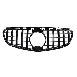 Mercedes-Benz E-Class W212 Front Grille Black ABS Plastic GT Style Bumper Fitment - Product Image 1