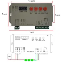 Contrôleur LED RGB K1000S DC5-24V 1024 Pixels, version améliorée T1000S pour bande LED IC SK6812 WS2812 WS2811 APA102 WS2815