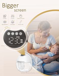 เครื่องปั๊มนมไฟฟ้าแบบสวมใส่ OEM สำหรับเด็กทารก 4 โหมด 12 ระดับ พร้อมกระเป๋าเก็บนม รุ่น S39 - Product Image 4