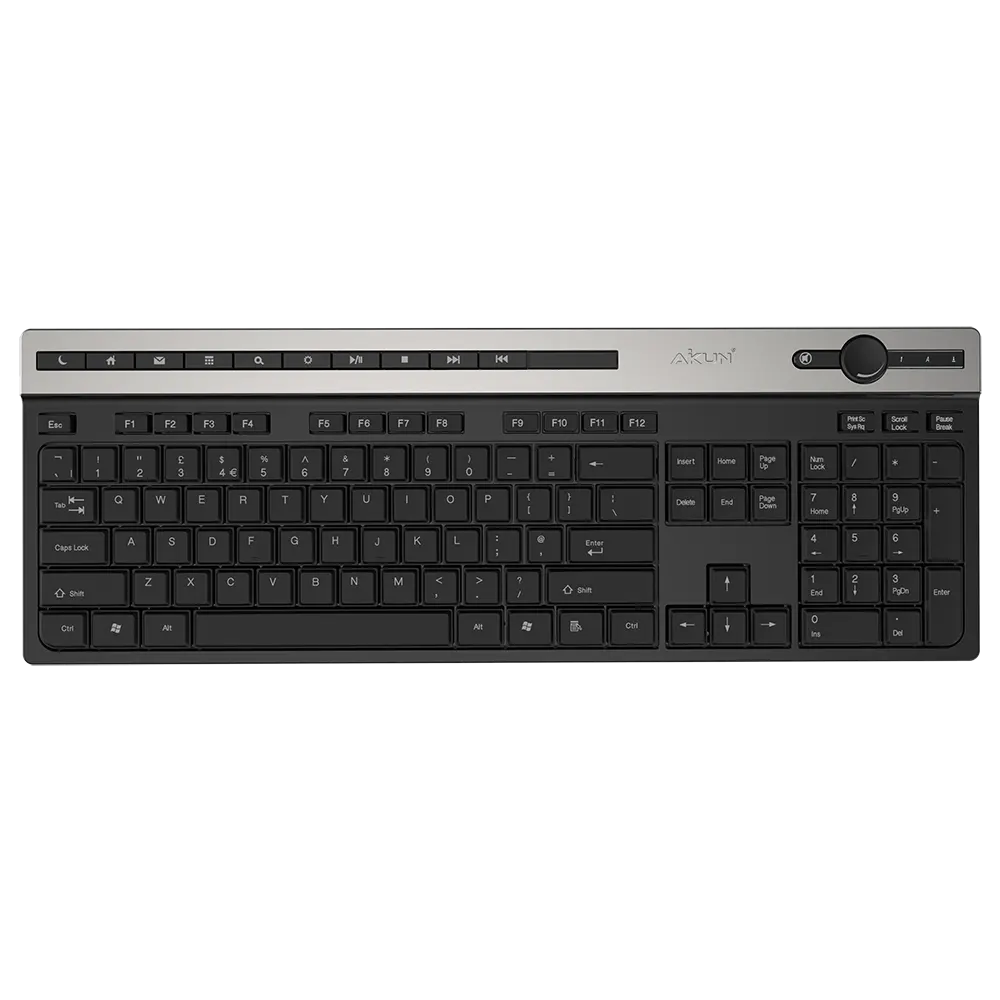 Беспроводная клавиатура AX2930, стандартная ультратонкая клавиатура с раздельной клавиатурой из алюминиевого сплава для планшета USB Ce