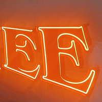 Couleur changeante RVB Lettre à grand nombre Grande lettre pour la décoration Enseigne lumineuse à DEL Enseigne lumineuse personnalisée pour les entreprises