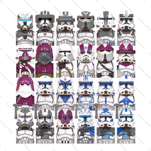 Wm6127 Wm6128 Hot Sell Space Wars Clone Trooper Droids AT-RT Ster Anime Figuren Wm Diy Anime Speelgoed Bouwsteen Sets
