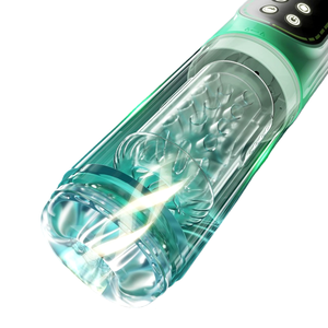 Masturbatore Maschile Automatico con Riscaldamento ad Acqua, Telescopico, Rotante, Doppia Vibrazione, Aspirazione, Display Digitale, Coppa Elettrica per Stimolazione Maschile - Product Image 2