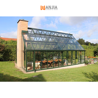 Serre en verre et aluminium WANJIA, service d'échantillons, serre quatre saisons, véranda en verre, véranda en aluminium